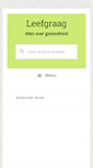 Mobile Screenshot of leefgraag.be