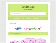 Tablet Screenshot of leefgraag.be